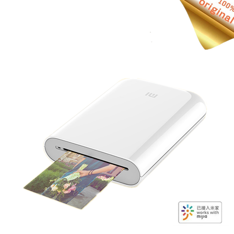 Xiaomi Mijia – Mini-imprimante Photo thermique Bluetooth Portable, avec papier, impression vidéo AR, sans fil, pour téléphone coloré ► Photo 1/6