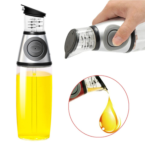 500ml verre huile d'olive pulvérisateur cuisine outils vinaigre avec mesures huile Spray vide bouteille distributeur cuisson salade BBQ outil ► Photo 1/6