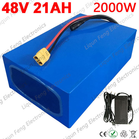 Batterie lithium 48 V, 10/13/15/18/20 Ah, pour moteur 48V 500/750/1000 W, pour vélo électrique eBike ► Photo 1/6