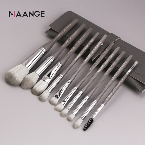 MAANGE nouveau 5/10/14 pièces pinceaux de maquillage ensemble pinceau de fond de teint en poudre ombre à paupières pour le maquillage ► Photo 1/6