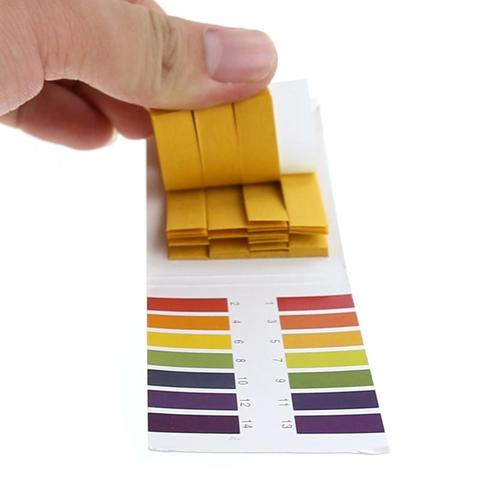 80 bandes/pack PH 1-14 Papier Tournesol Pleine PH Mètre PH Contrôleur PH Indicateur Décisif Testeur Pratique Acide Alcalin Indicateur ► Photo 1/6