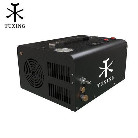 TUXING TXET061 4500psi 300bar 12V PCP compresseur d'air haute pression pompe compresseur pour pistolet pneumatique PCP Air fusil gonfleur ► Photo 1/6