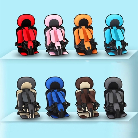 10 couleurs bébé chaise Portable bébé chaise pliable doux bébé siège infantile respirant confortable siège réglable poussette siège coussin ► Photo 1/6