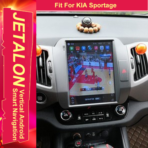 Autoradio Android 10, Navigation GPS, 4G Lte, lecteur multimédia, Audio stéréo, réseau pour voiture Kia Sportage R 2014, 2013, 2012, Tesla ► Photo 1/6