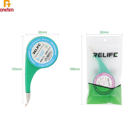 Relife – fil de mèche pour réparation de soudure, pour iphone Mobile BGA RL1520 RL2022 RL2520 RL3020, tresse à dessouder, dissolvant de soudure ► Photo 1/6