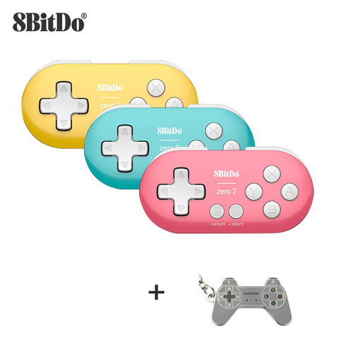 8bitdo Zero 2 Bluetooth Gamepad Mini Contrôleur Compatible pour Nintendo Switch Windows Android macOS ► Photo 1/6