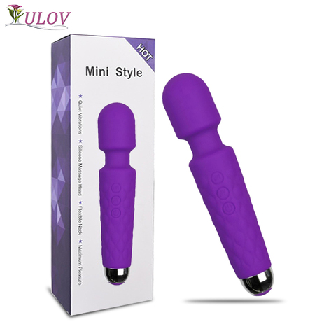 Vibrateur puissant jouets sexuels pour femme adulte point G AV baguette magique gode vibrateurs masseur pour Stimulation du Clitoris jouets érotiques ► Photo 1/6