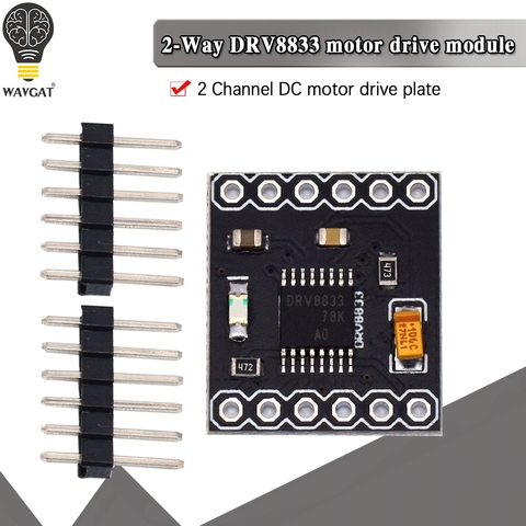 DRV8833 2 canaux carte de Module de pilote de moteur à courant continu 1.5A 3V-10V h-bridge ► Photo 1/6