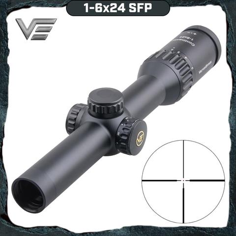 Vector Optics Continental HD 1-6x24, lunette de chasse, fusil optique, portée 90% Light, s'adapte à la faible luminosité, 1/2 MOA testé. 338 Lapua ► Photo 1/6