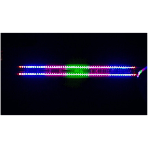 Indicateur de niveau de musique de Type Folio USB, double 60 LED, indicateur Audio de Gain à spectre coloré, double canal, 5 Modes d'affichage ► Photo 1/6