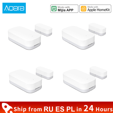 Xiaomi Aqara porte fenêtre capteur maison intelligente Zigbee fonction Mini capteur télécommande alarme sécurité pour Mijia APP Apple Homekit ► Photo 1/6