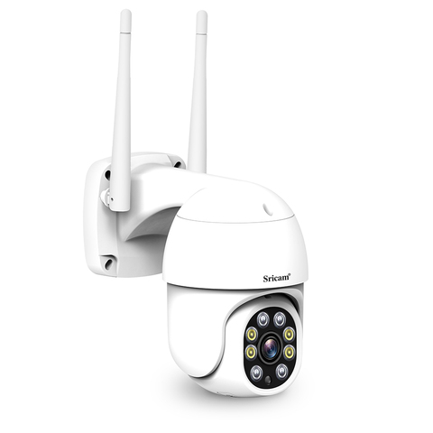 Sricam SP028 1080P Starlight WIFI caméra IP IP66 étanche extérieure CCTV PTZ caméra AI détection du corps humain couleur Vision nocturne ► Photo 1/1