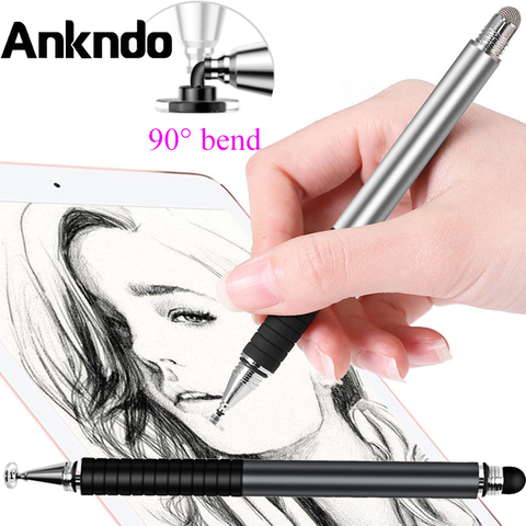 Stylet de dessin universel 2 en 1 pour écran tactile, pour tablette, ordinateur portable, smartphone, Xiaomi, Huawei, Samsung ► Photo 1/6