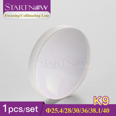 Startwnow – lentille de collimateur à mise au point Laser en Fiber de verre K9, 25.4 D28 30 36mm F200 convexe Concave 1064nm pour pièces d'équipement de soudage, 1 pièce ► Photo 1/6