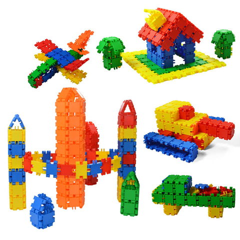 Snap blocs de Construction pour enfants enfants Montessori éducatifs maternelle Construction jouets ► Photo 1/6