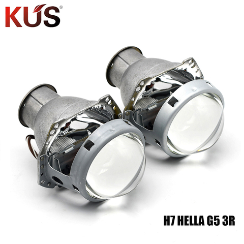 3.0 pouces HELLA G5 3R Bi xénon projecteur lentille utilisation H7 D2S D2H xénon ampoules H7 lampes LED diable yeux pour phare remplacer modification ► Photo 1/6