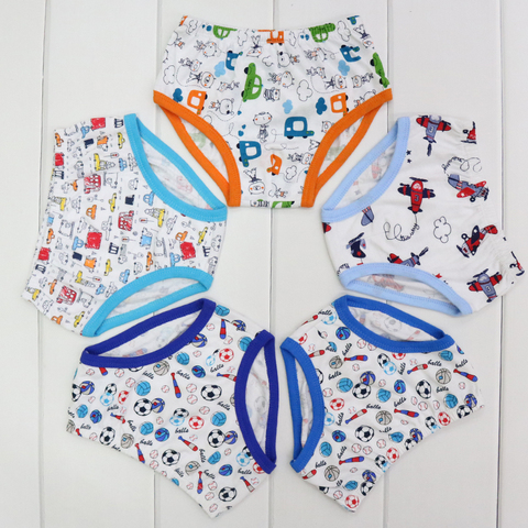 Bébé 5 pièces/lot culottes enfants 100% sous-vêtements en coton pour garçons 2 à 5 ans enfants vêtements ► Photo 1/6