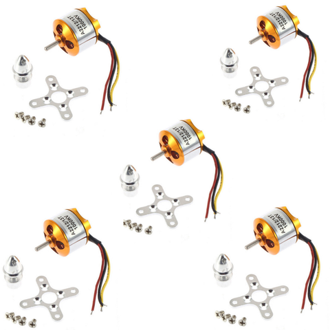 5 PIÈCES XXD A2212 2212 A2208 2208 930KV 1000KV 1400KV 2200KV 2450KV 2700KV Moteur Brushless pour RC Avion à Voilure Fixe Drones ► Photo 1/6