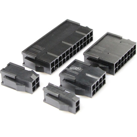 10 pcs/lot noir 5559 4.2mm automobile câblage harnais connecteur femelle 2 - 12 broches pour PC/ordinateur ATX carte graphique ► Photo 1/5