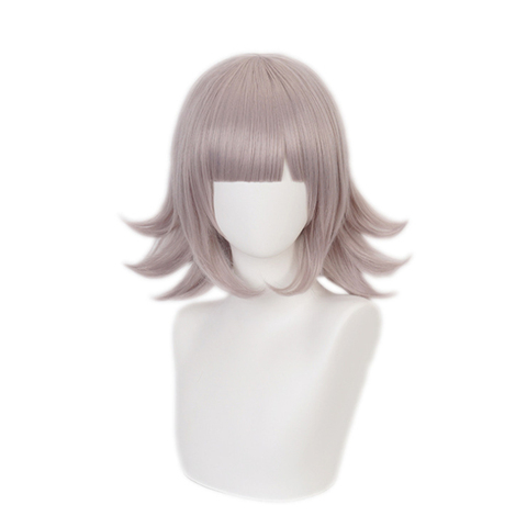 NANAMI CHIAKI perruque Super Danganronpa Cosplay perruque Anime Cosplay cheveux synthétique résistant à la chaleur femmes cheveux perruques + perruque casquette ► Photo 1/5