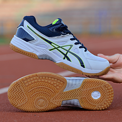 Nouvelles chaussures de Badminton respirantes grande taille 36-47 anti-dérapant volley-ball chaussures hommes qualité Tennis baskets hommes Tennis chaussures ► Photo 1/6