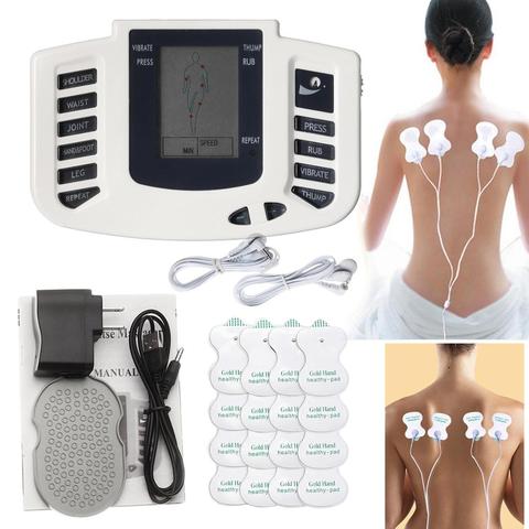 Tens EMS-masseur à impulsions d'acupuncture, électro-Stimulation musculaire électrique, électrostimulateur, Machine physiothérapie, 16 coussinets ► Photo 1/6