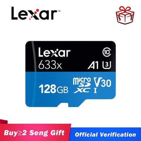 Original Lexar 16 gb microsd C10 micro sd 128 gb Max95M/s 64 gb Mémoire Carte cartao de memoria Class10 32 gb tarjeta sd tf Carte flash ► Photo 1/6