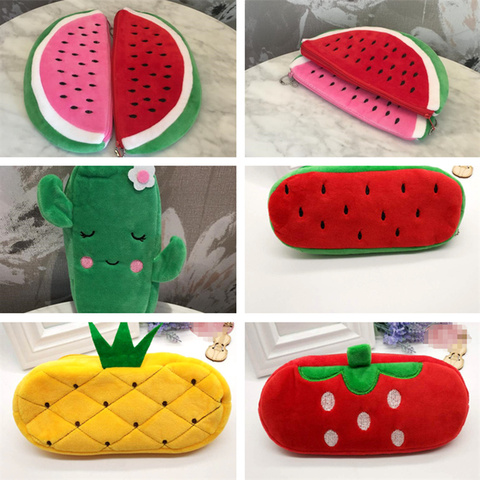 Fruit de dessin animé, 21CM environ Nouveau porte-monnaie doux, pochette pour porte-monnaie ► Photo 1/6