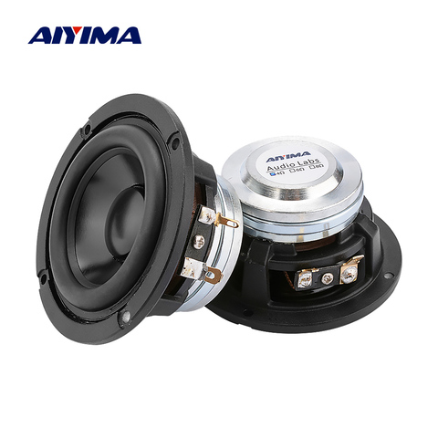 AIYIMA 2Pc 3 pouces haut-parleurs Audio 4 8 ohms 20W gamme complète haut-parleur néodyme haute sensibilité son musique Bluetooth haut-parleur bricolage ► Photo 1/6