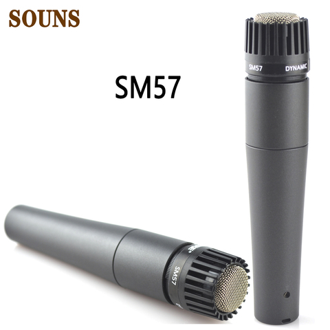 Livraison gratuite, SM57 Microphone à tambour Instrument de précision professionnel, MIC SM57 pour ampli guitare, ampli basse, kit caisse claire ► Photo 1/6