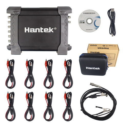 Hantek – Oscilloscope automobile 1008C à 8 canaux + diagnostic de voiture + générateur de Signal, Pc stockage USB, Oscilloscope avec sonde d'allumage ► Photo 1/6