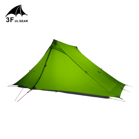 3F UL GEAR LanShan 2 pro 2 personnes tente de Camping ultralégère extérieure 3 saisons professionnel 20D Nylon deux côtés tente en silicone ► Photo 1/6