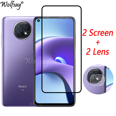 Verre trempé à couverture complète pour Redmi Note 9 T 5G protecteur d'écran pour Redmi Note 9 T 9 T 5G verre d'appareil photo pour Redmi Note 9 T 5G verre ► Photo 1/6