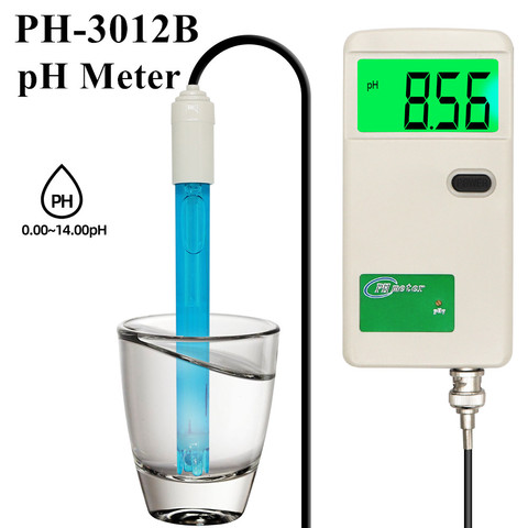 Haute précision PH-3012B pH mètre qualité de l'eau testeur d'acidité moniteur pour Aquarium piscine laboratoire eau potable 40% off ► Photo 1/6