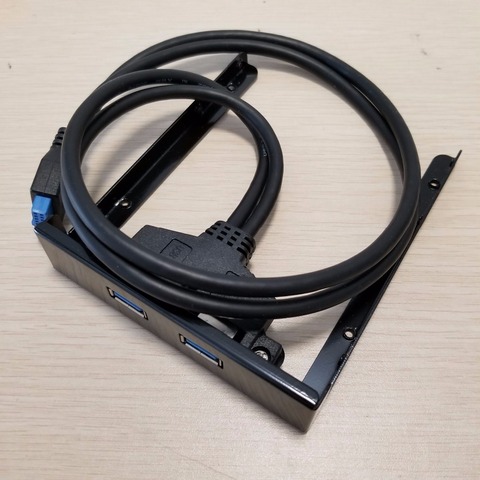Double USB 3.0 à 24Pin carte mère connecteur support moyeu séparateur Floopy lecteur panneau avant U3-096 ► Photo 1/4