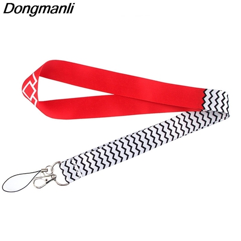 Dongmanli – accessoires P4094, double pic, lanière d'identification de Badge, cordon de téléphone portable, lanière de cou de clé ► Photo 1/6
