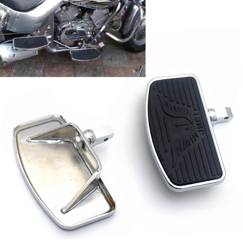 Repose-pieds pour passager arrière de moto, 1 paire, support de plancher noir pour Honda VTX1300 VTX1800 VT750 ► Photo 1/6