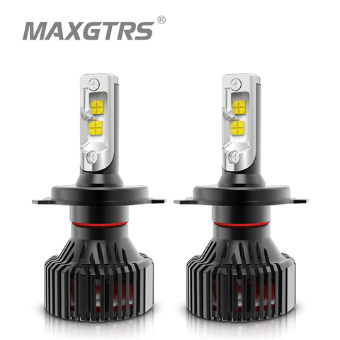 Phares de voiture avec 2 ampoules LED, puce CREE XHP50 H7 H11 H8 9005/HB3 9006/HB4 H16 80W 8000Lm, éclairage automatique 6000K ► Photo 1/6