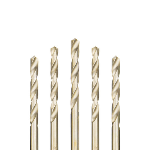 Jeu de forets hélicoïdaux M35 en acier à haute vitesse pour le bois et le métal, avec roulement en Cobalt, 1.0mm-14mm, outils électriques, 1/5/10 pièces ► Photo 1/6