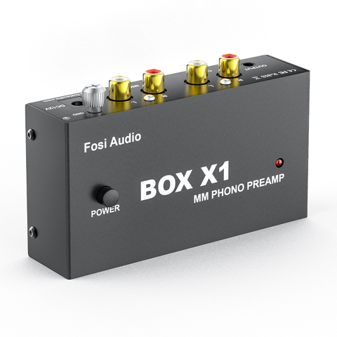 Fosi – boîte Audio X1, préampli Phono pour platine, préamplificateur phonographe, Mini Audio stéréo HiFi avec amplificateur de casque ► Photo 1/6