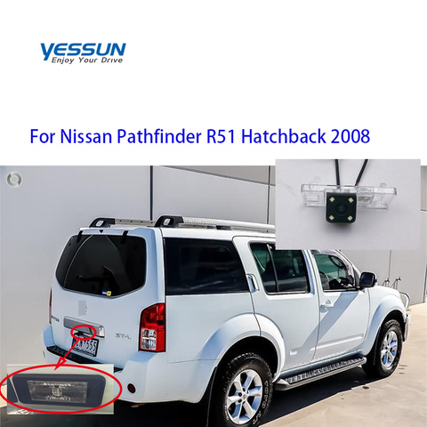 Yessun-caméra de vision arrière de voiture | Pour Nissan Pathfinder R51, hayon 2008 CCD, caméra de nuit/caméra inversée/plaque d'immatriculation ► Photo 1/6