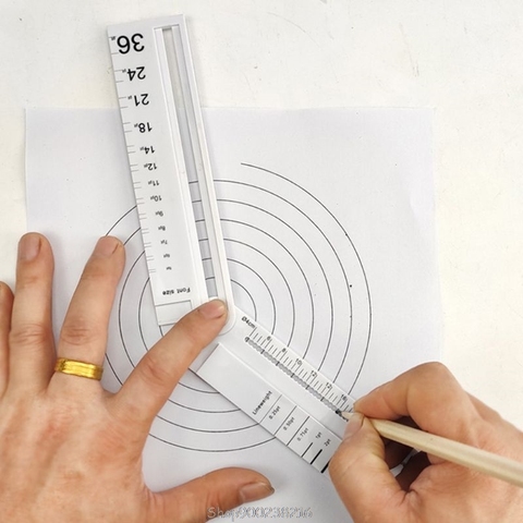 Règle à outils multifonctions en métal, boussole, cercle de dessin, peinture, rapporteur professionnel, bricolage, école, bureau, livraison directe S29 20 ► Photo 1/6