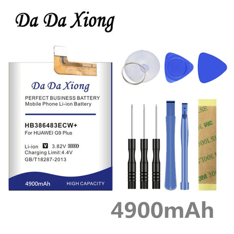 Da Xiong 4700mAh HB386483ECW + batterie pour Huawei honour 6X Maimang 5 G9 Plus MLA-AL00 MLA-AL10 G9Plus batterie de téléphone ► Photo 1/1