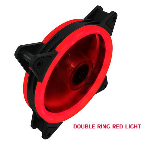 Olskord – ventilateur de boîtier LED pour PC, 120mm, éclairage RGB, boîtier ultra silencieux, 4 broches ► Photo 1/6