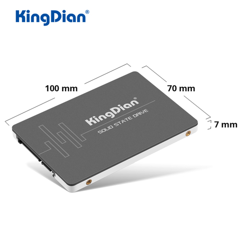 KingDian SSD 120GB 240GB 480GB 1 to 2 to SSD SATA 2.5 HDD 512GB disque dur SATAIII disques statiques internes pour ordinateur portable Destop ► Photo 1/6