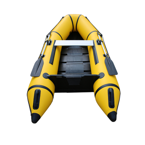 Yacht de Sport gonflable en PVC pour 3 personnes, 230CM de long, bateau de vitesse d'assaut avec plancher en bois ► Photo 1/6