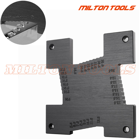 Jauge de hauteur de haute précision 5-36.5mm, 2 pièces, Table de routeur pour le travail du bois, scie circulaire électrique, Machine à graver, règle d'outil de mesure ► Photo 1/6