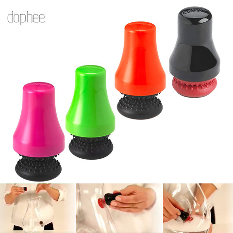 Dophee-brosse magnétique de nettoyage en Silicone souple en verre, 4 couleurs, brosse magnétique pour bouteilles et décanteurs ► Photo 1/6