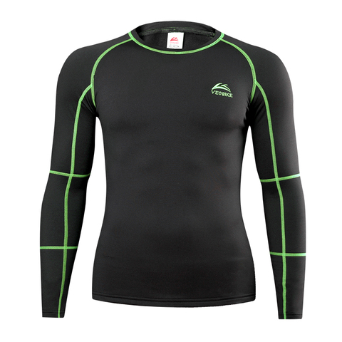 Maillot de cyclisme pour hommes et femmes, couches de Base, musculation, Fitness, manches longues, chemises thermiques serrées, sous-vêtements de Sport d'équitation, hiver ► Photo 1/6