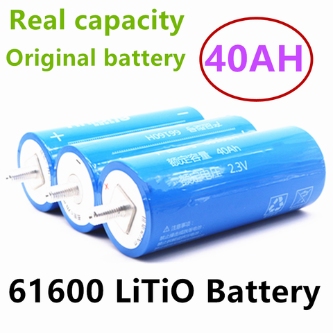 100% capacité réelle d'origine Yinlong 66160 2.3V 40Ah Lithium Titanate LTO batterie cellule pour voiture Audio système d'énergie solaire ► Photo 1/6